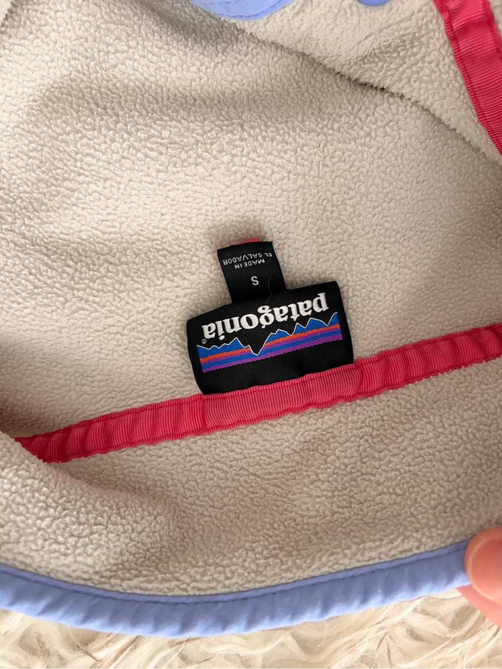 Patagonia Women's Beige Fleece Pullover - Picture 3 of 4